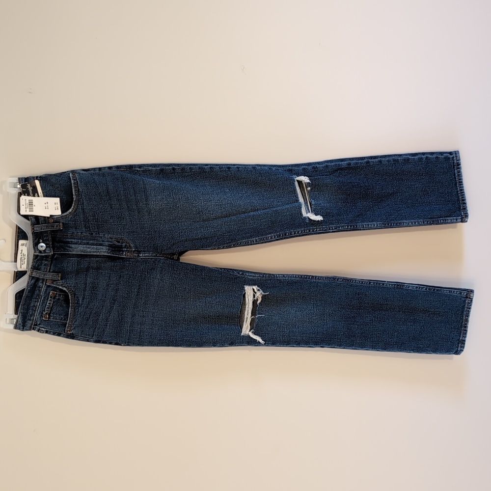Women's Abercrombie Ankle Straight Ultra High Rise Curve Love Size 2400R - NWT!